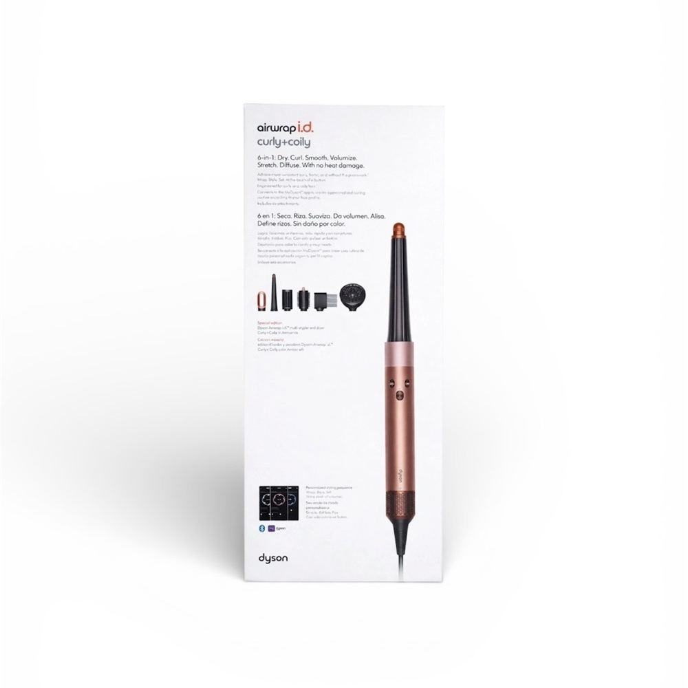 Dyson Airwrap i.d. Multi-Styler and Dryer Curly+Coily - Amber Silk - Brand New